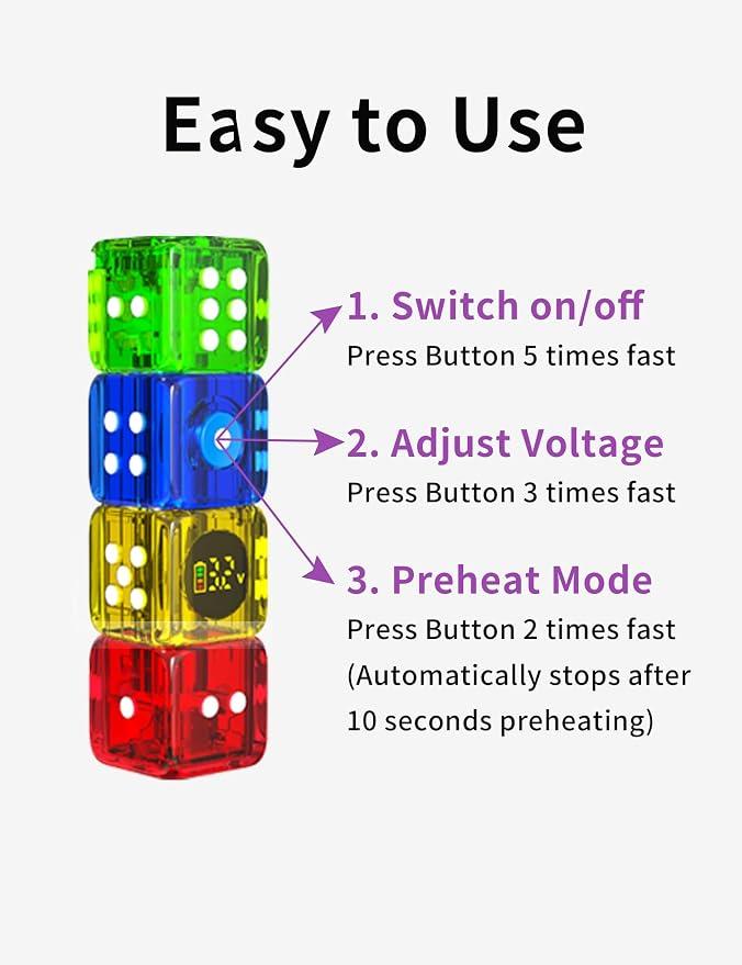 Dice 510 Battery｜Variable Voltage